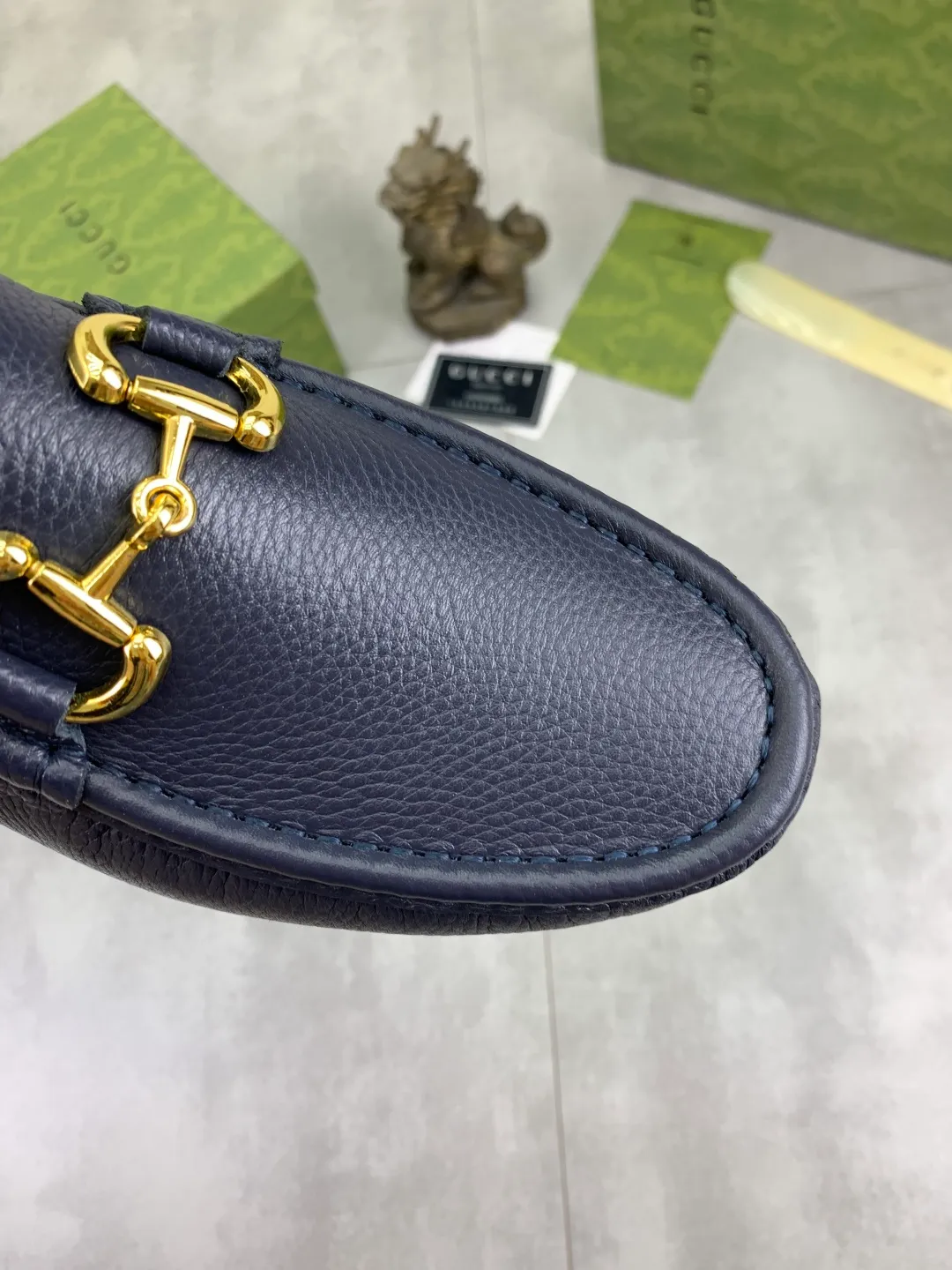Men's men's shoes💰P360💰[New style]🆘[GUCCI] New classic beanie shoes; Hong Kong original top quality, exquisite craftsmanship, top quality💪🏼High-end boutique men's beanie shoes, British fashion style 🎈The upper is made of Italian imported calfskin🔥, comfortable and breathable, fully imported soft pigskin lining, lazy slip-on Loaf style This fabric is made of 🇮🇹🎈, which is suitable for drivers to drive, and the original non-slip and wear-resistant rubber outsole 🎈Number of codes: 38-45 Multi-color 🉑️ to choose from